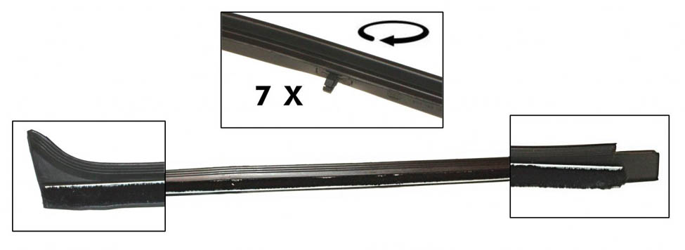 Sivuikkunan alareunan tiiviste, sisäpuoli, oikea