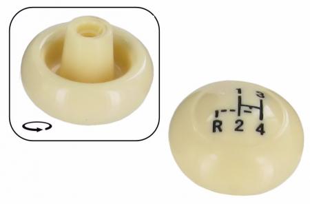 Shift knob ivory with shift pattern