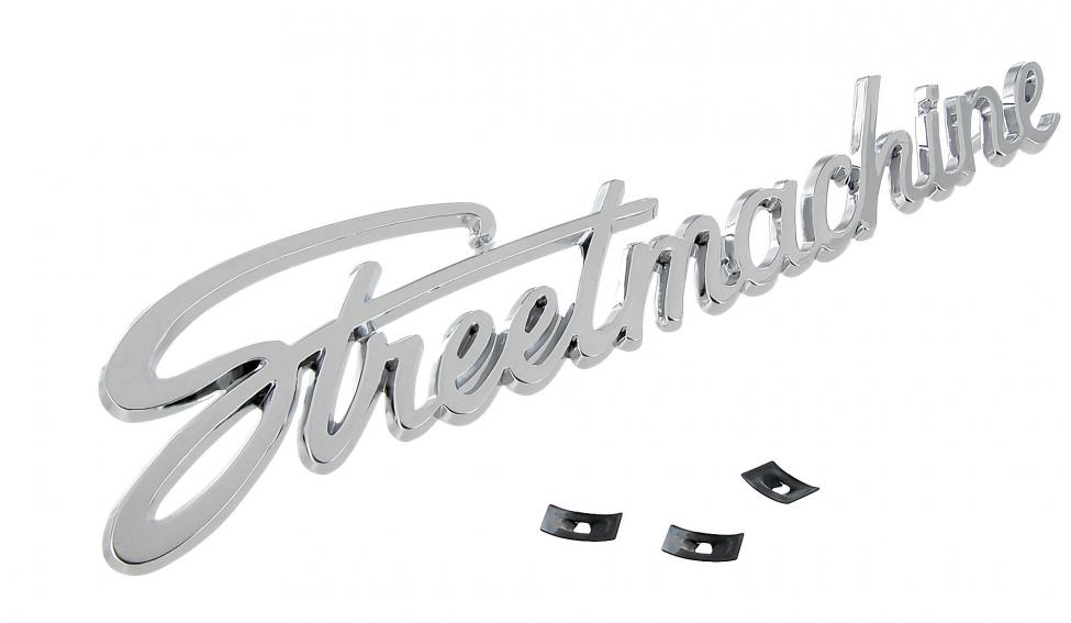 Chromed `Streetmachine` script emblem