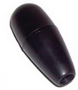 Suuntamerkin viiksen nuppi, musta