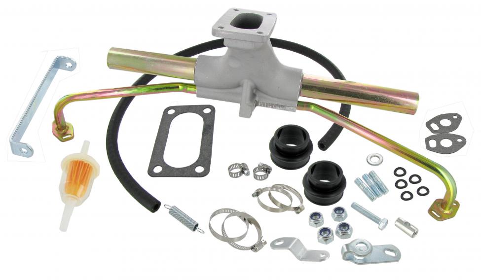 Register carburateur inlaatspruitstuk set