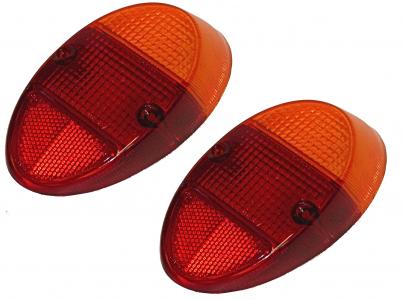 Achterlicht lens Europees amber en rood