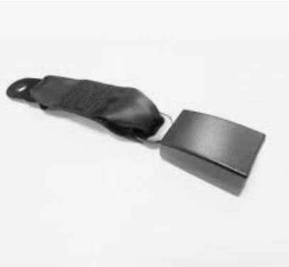 Turvavyön vastakappale, musta