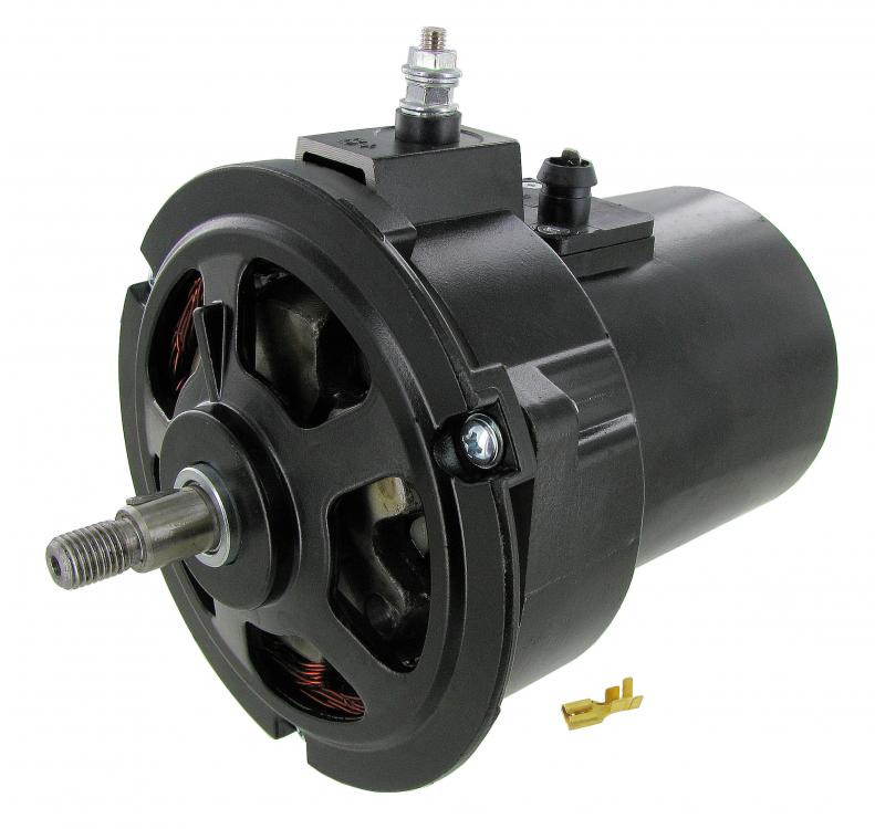 75 Amp vaihtovirtalaturi musta