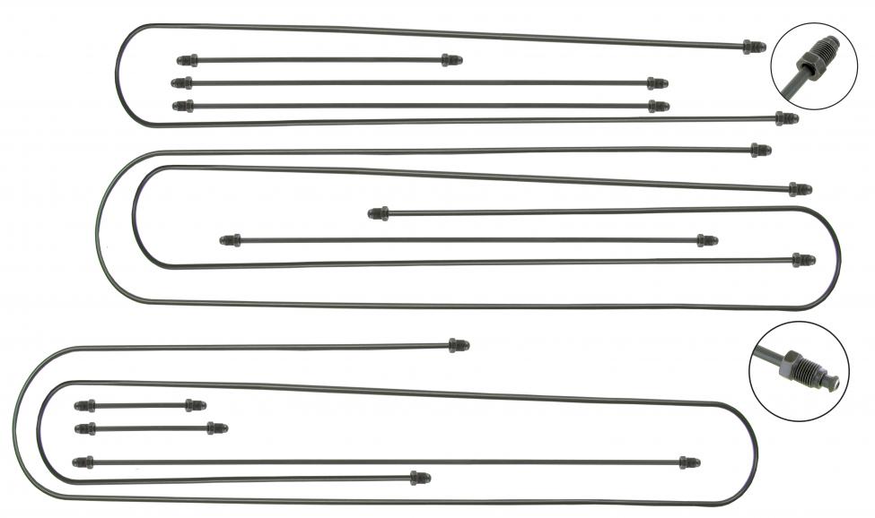 Kit de tubagem de travão (11 peças)