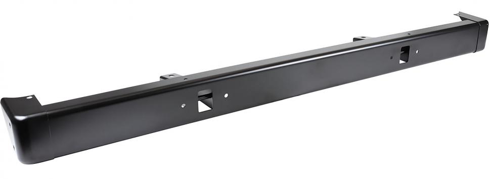 Etupuskuri, musta, pulverimaalattu