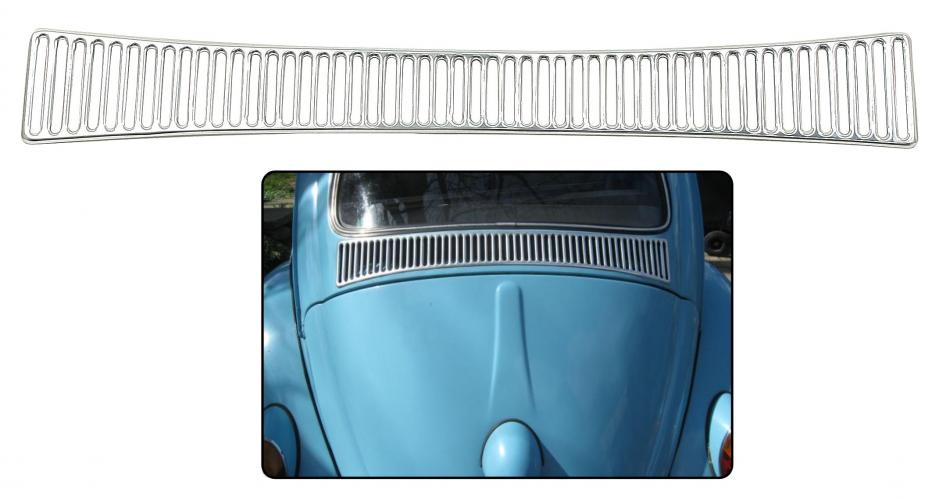 Aluminum vent trim below rear window (50 slots)