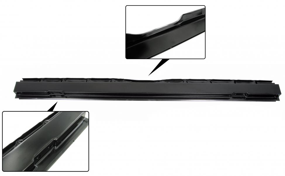 Moottoriluukun saranapalkki, ulkopelti