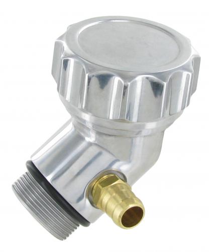 Kiillotettu 45 asteen öljyn täyttölaite