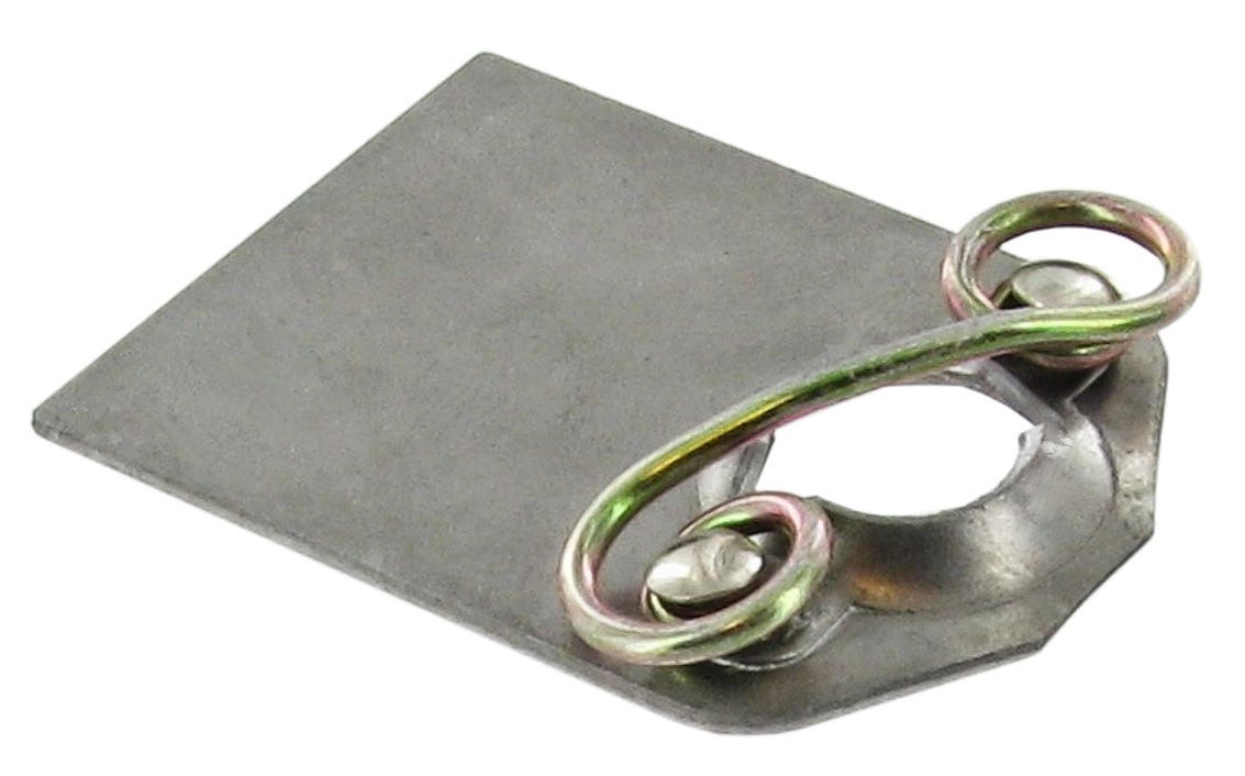 DZUS monteringsfot med festefjær