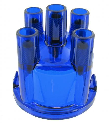 Fordelerlokk blå transparent