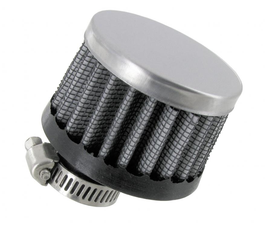 Avluftningsfilter med kromad topp