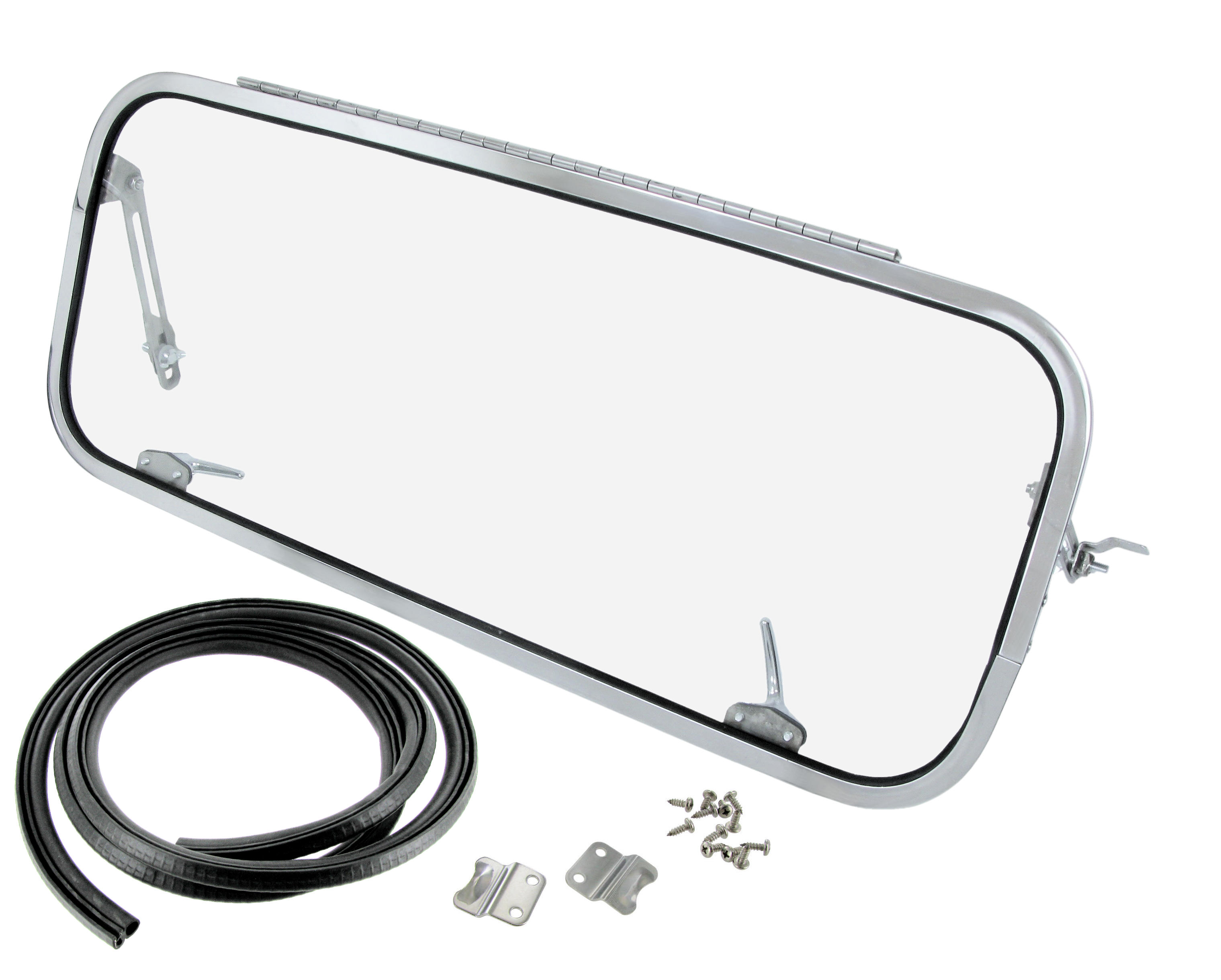 Safari achterruit gepolijst RVS