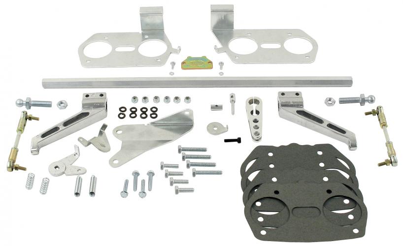 Cross-bar carburetor linkage Weber IDF, Dellorto DRLA