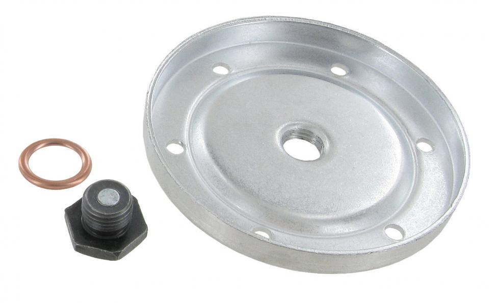 Öljypohjan levy, jossa on magneettinen öljyn tyhjennystulppa