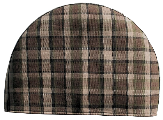 Varapyörän suojus, ruudullinen ruskea / beige