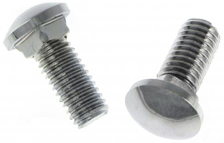 Puskurin kiinnityspultti, kromattu, ruostumatonta terästä