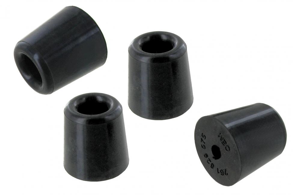 Batentes do portão lateral