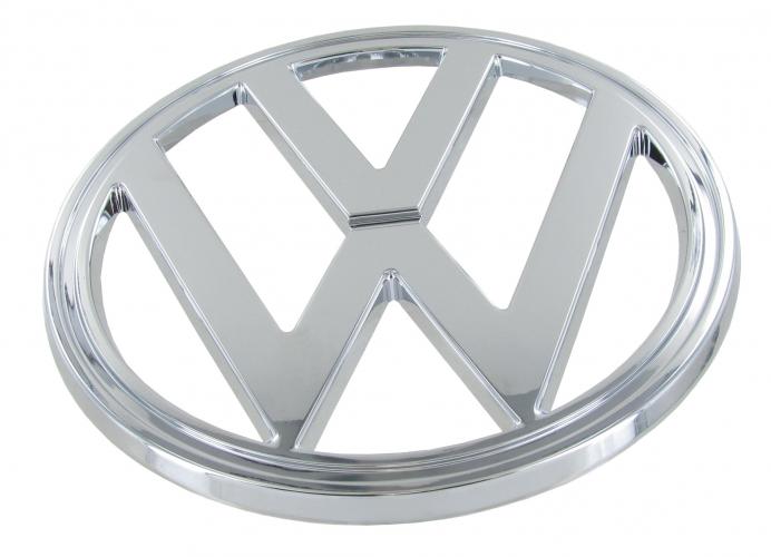 Keulamerkki `VW`, kromattu
