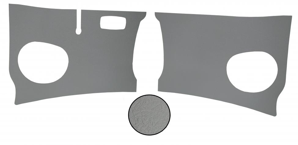 Potkulevyt harmaa profiloitu kuitulevy