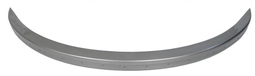 Achterbumper blank staal