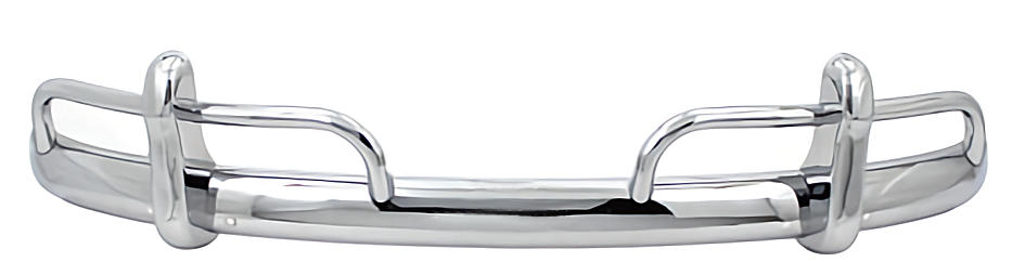 Achterbumper met beschermingsbuizen gepolijst RVS