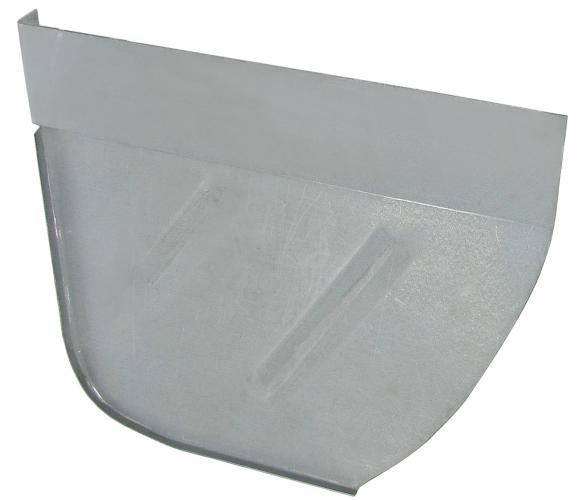 Aansluitplaat achterste wielkast rechts achterzijde