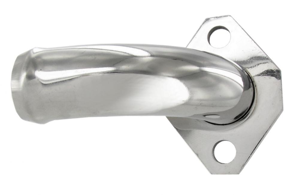 Kjølevæskerør i rustfritt stål: fra høyre side av veivhuset mot vannpumpe