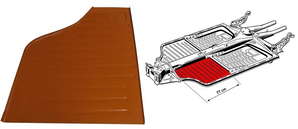 1 / 2 lattiapelti, eteen, vasen