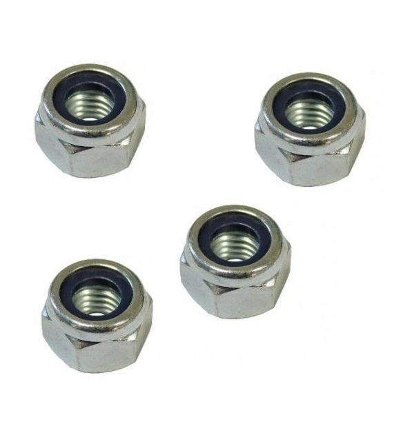 Itselukittuvat kuusiomutterit M10 x 1.5