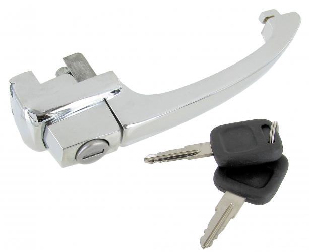 Ovenkahva lukittava, kromattu, avaimilla