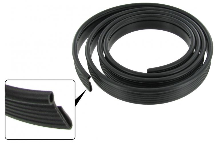 Liukuoven kiskon suojuksen tiivistenauha