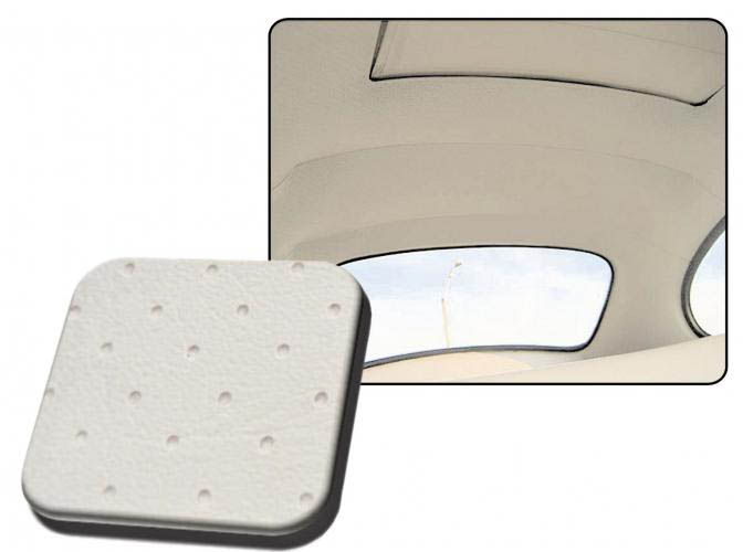 Hemel geperforeerd vinyl, met schuifdak, deluxe, gebroken wit