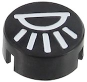 Sisävalon katkaisijan nupin kansi