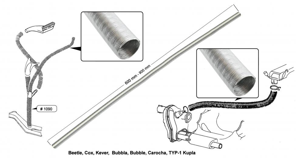 Ilmansuodattimen ottoputki alumiinia