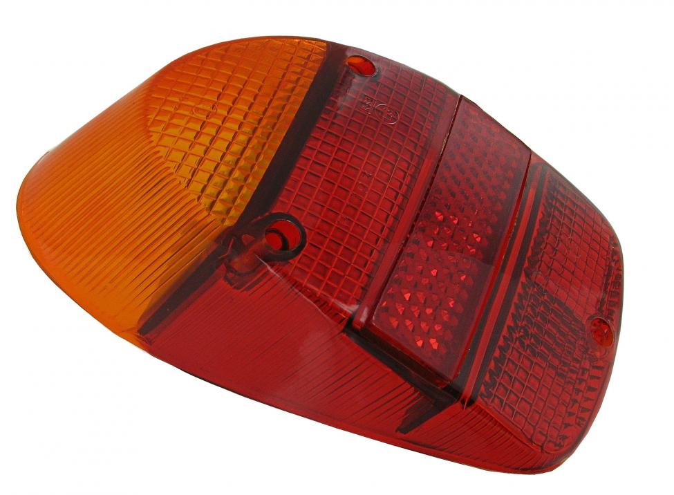 Achterlicht lens Europees amber, rood en rood