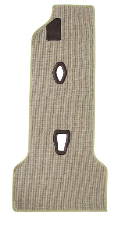 Alcatifa Bouclé em todo o túnel bege