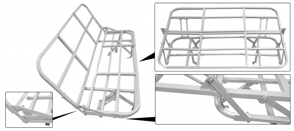 Rock ja Roll (vuoteeksi taittuva) takapenkki