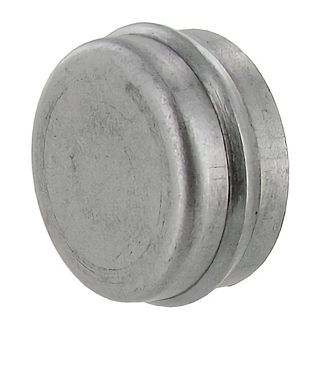 Nokka-akselin tulppa (lohkoon, jossa on ura)