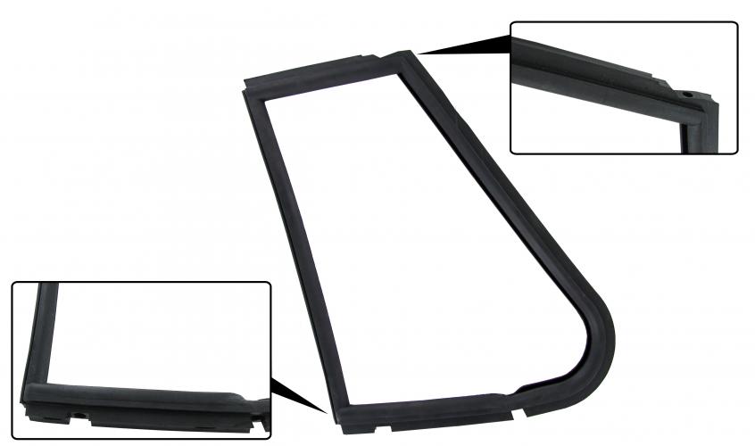 Vedação da janela de ventilação esquerda