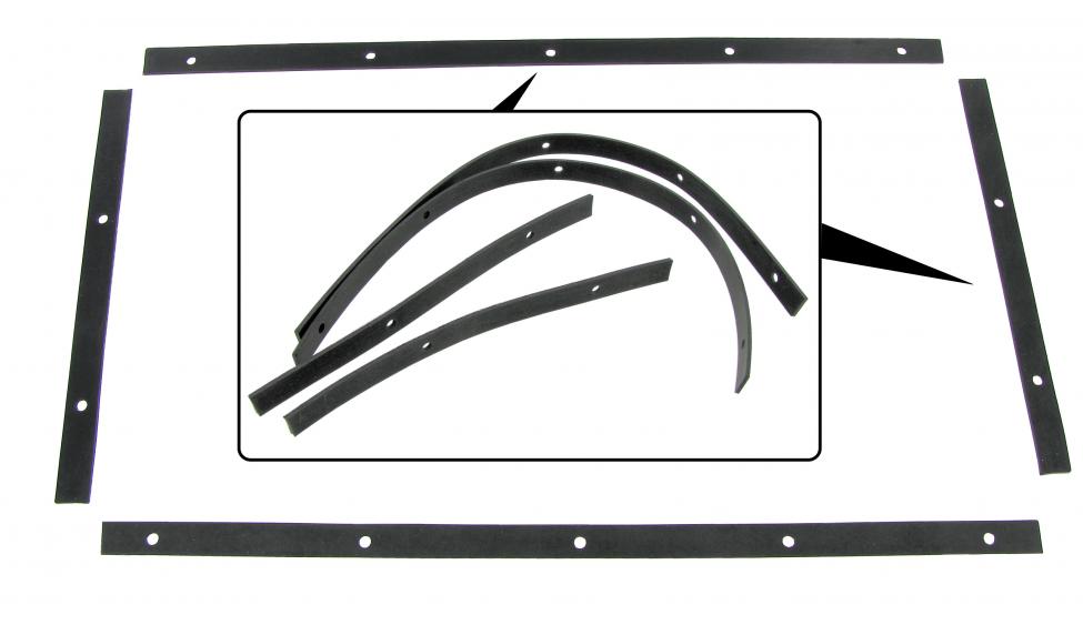 Ilmakanavan luukun tiiviste (4-osainen)