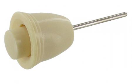 Tuulilasin pyyhkijän nuppi, pissapojan nupilla, luunvärinen