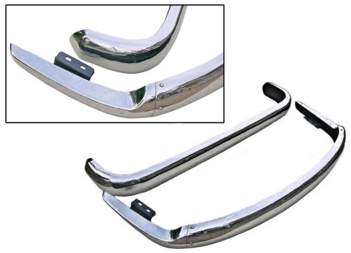 Bumpers gepolijst RVS