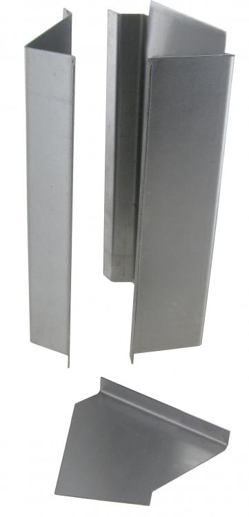 A-stijl onderzijde reparatiedelen, links (3-delig)