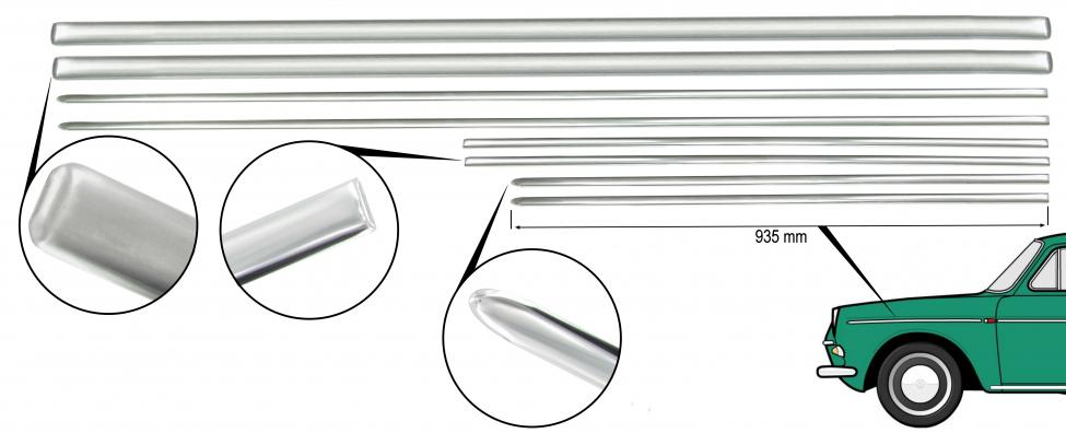 Listsats för fordon med parkeringsljus (8-delar)