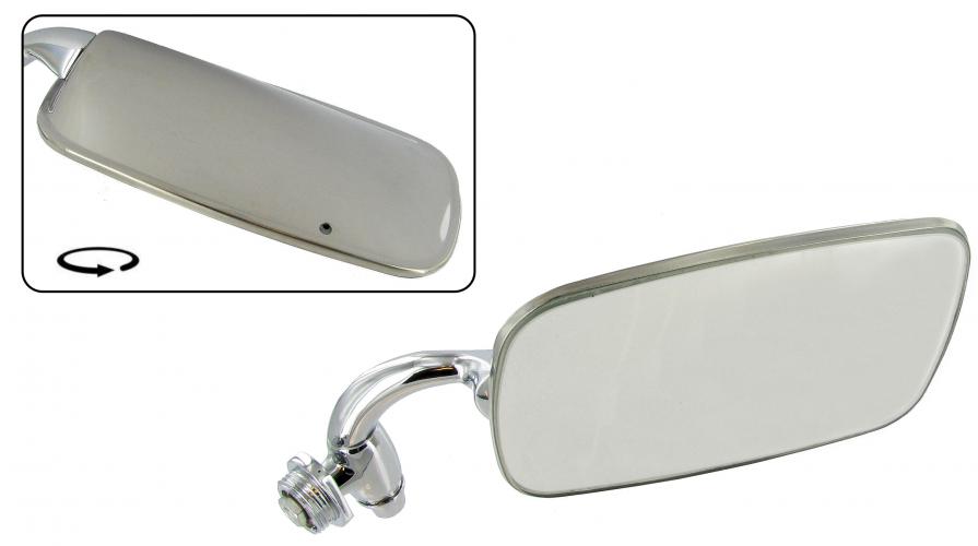 Buitenspiegel RVS rechts