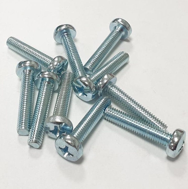 Cilinderschroef met bolle kruiskop