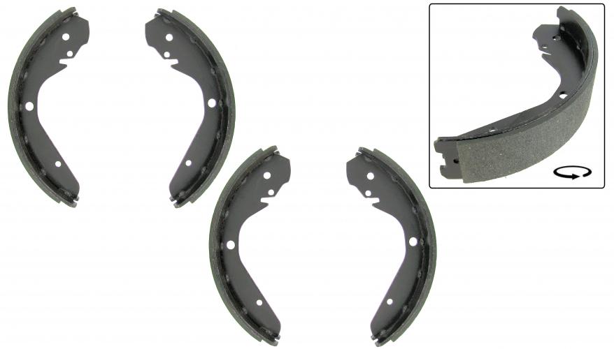 Remschoenen set achterzijde 45 mm