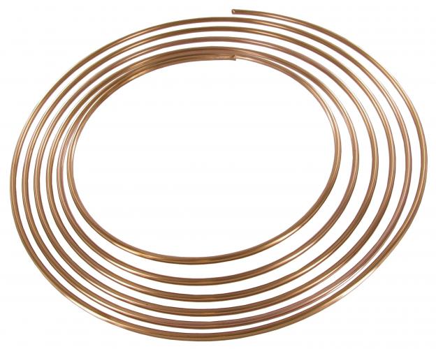 Jarruputki kuparia Ø 4.75 mm, 5 metriä