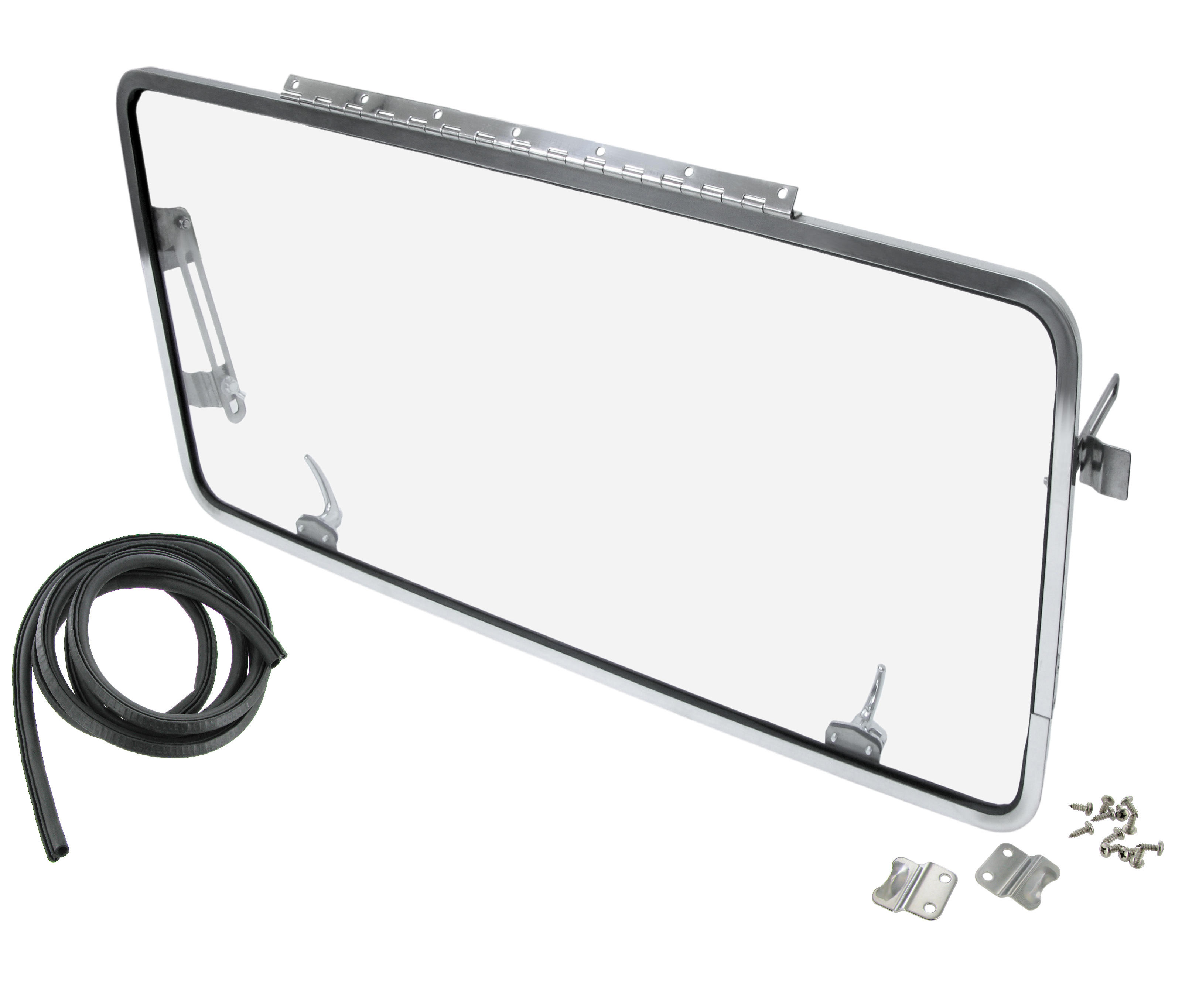 Safari achterruit gepolijst RVS